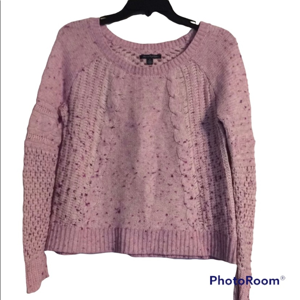 AE Pink and Purple sweater size small